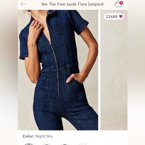 We The Free Jayde Jumpsuit In Night Sky
